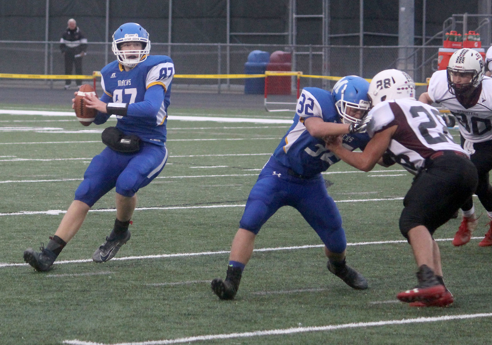 Elkhart Lake-Glenbeulah at McDonell football 10-4-19